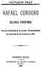 [Gutenberg 41853] • Rafael Cordero: Elogio Póstumo